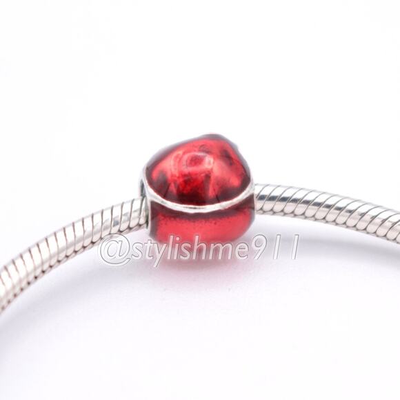 Authentic PANDORA Jolly Round Santa Charm - 791405ENMX - Picture 4 of 13